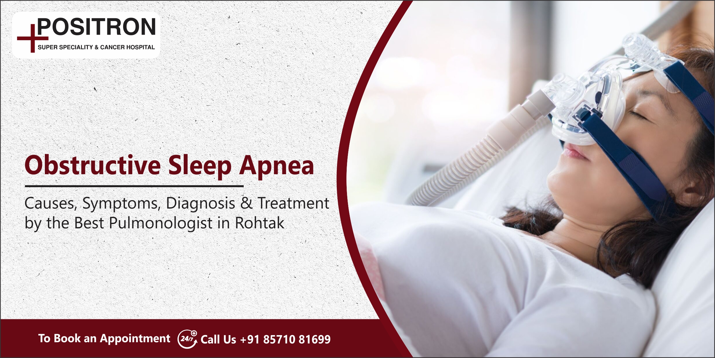 Obstructive Sleep Apnea: Causes, Symptoms, Diagnosis & Treatment by the Best Pulmonologist in Rohtak